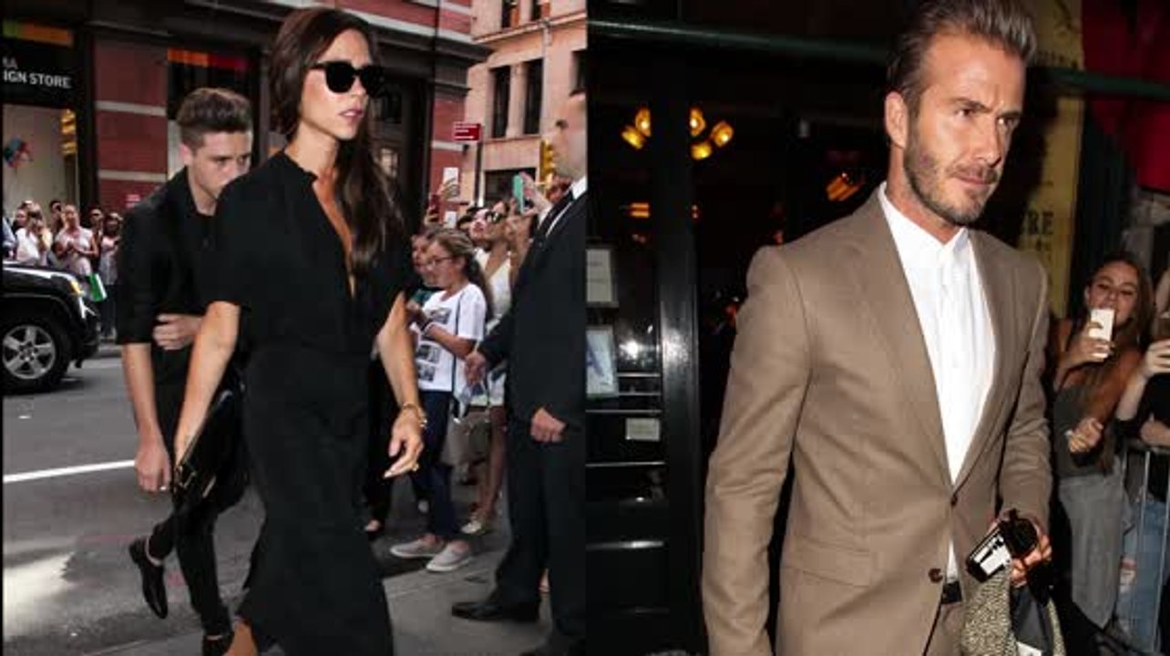 The Beckhams Hit Balthazar After Standout NYFW Runway Show