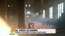Clashes as Israeli soldiers storm Al-Aqsa compound