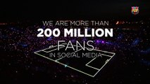 We are more than 200 million fans in social media