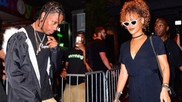 PDA ALERT: Rihanna & Travis Scott MAKE OUT | Officially Dating