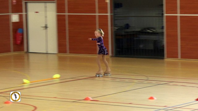 ARTISTIQUE - EFPA - ROULETTE D'OR - EN PATINS - PATINEUR A NOTER