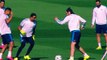 Gareth Bale Amazing  drag-pass in Real Madrid Training before UCL 14.09.2015