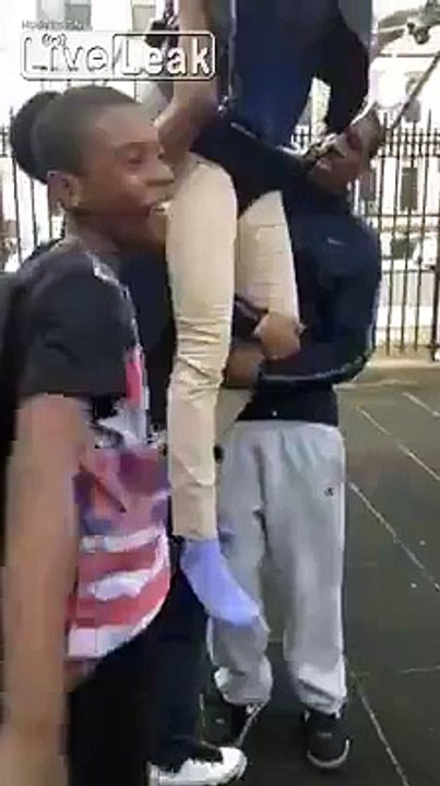Firefighters help teenage girl stuck on kid's swing