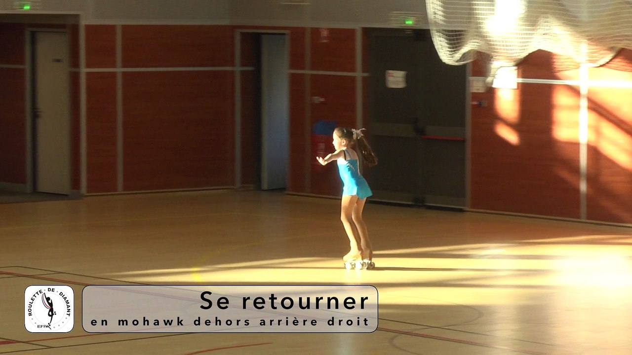 ARTISTIQUE -  EFPA - ROULETTE DE DIAMANT - EN PATINS - PATINEUR A NOTER
