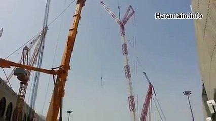 Makkah- Worlds 2nd Largest Crane for Msjid Al Haram Expansion - Video Dailymotion
