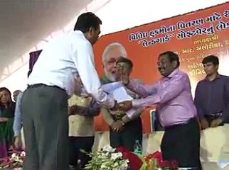 Ahmedabad for distribution of Open House Landguard Software launch by Chief Secretary