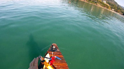 Pegada de carbono, reduzindo, barco navegando com garradas PET de 2 litros, todo reciclado, Ubatuba, SP, Brasil, (14)