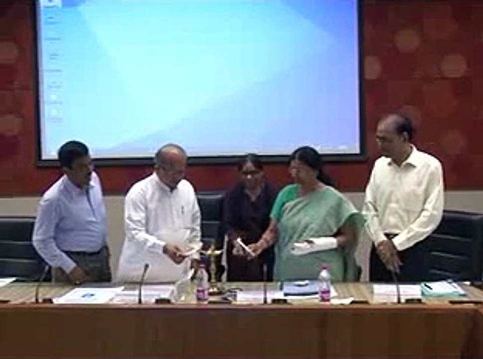 Gandhinagar University Library Formation Board's Joint Meeting with Bhupendrasinh Chudasama