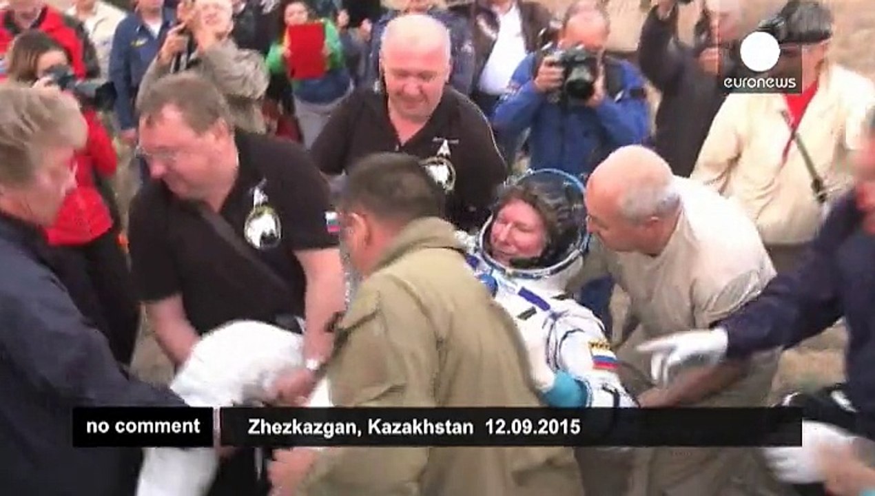 Soyuz lands safely in Kazakhstan