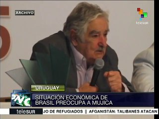 Uruguay: preocupa a Mujica situación económica en Brasil