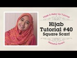Hijab Tutorial Paris Segiempat / Square Scarf - Natasha Farani #40