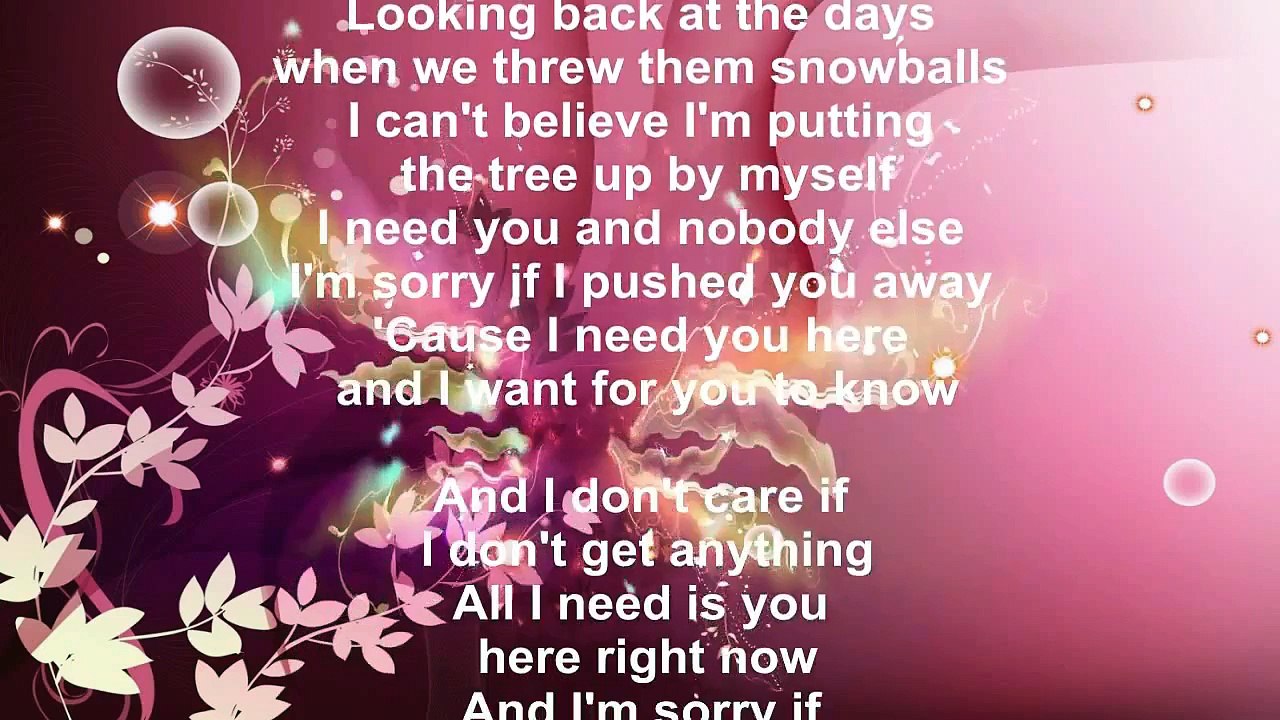 Justin Bieber – All I Want Is You Song Lyrics