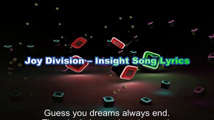 Joy Division – Insight Song Lyrics - video dailymotion