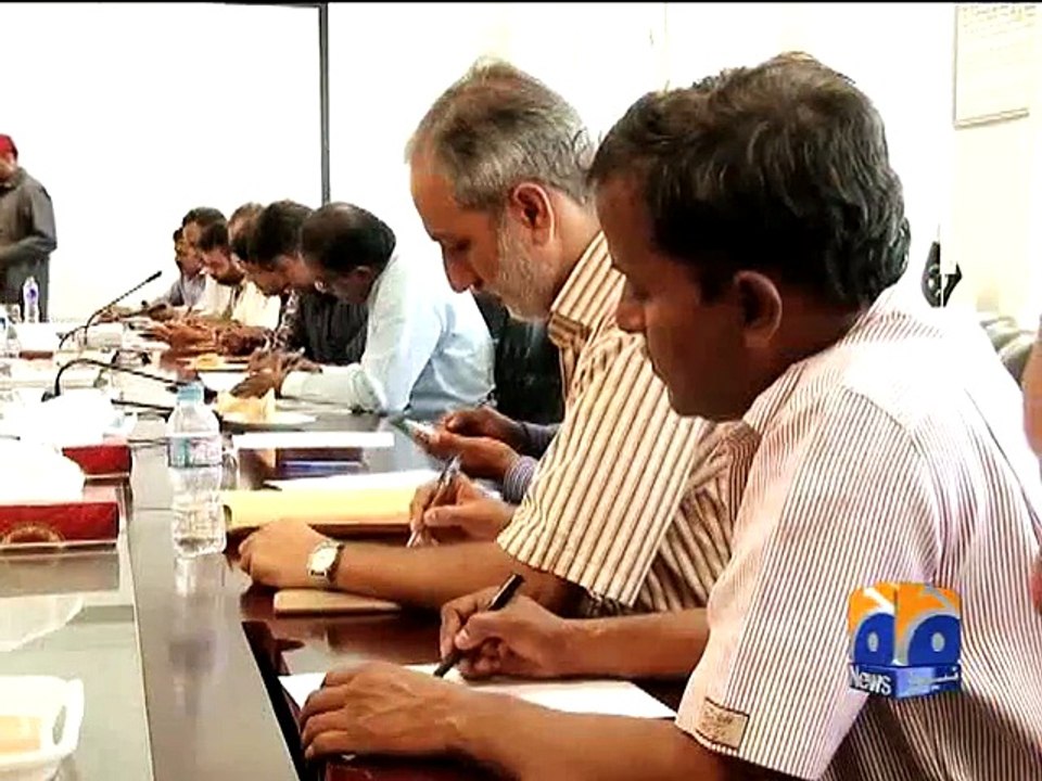 Shahid Khaqan responds to Murad Ali Shah-Geo Reports-14 Sep 2015