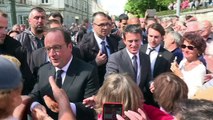 A Vesoul, Hollande annonce un fonds pour les zones rurales