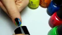Water marble nail art tutorial