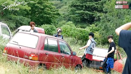 SEVENTEEN - BOYS BE Photoshoot BTS - MelOn [Arabic Sub]