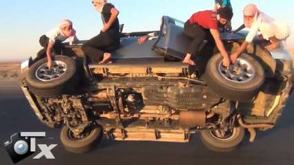 Arabs Crazy car stunt