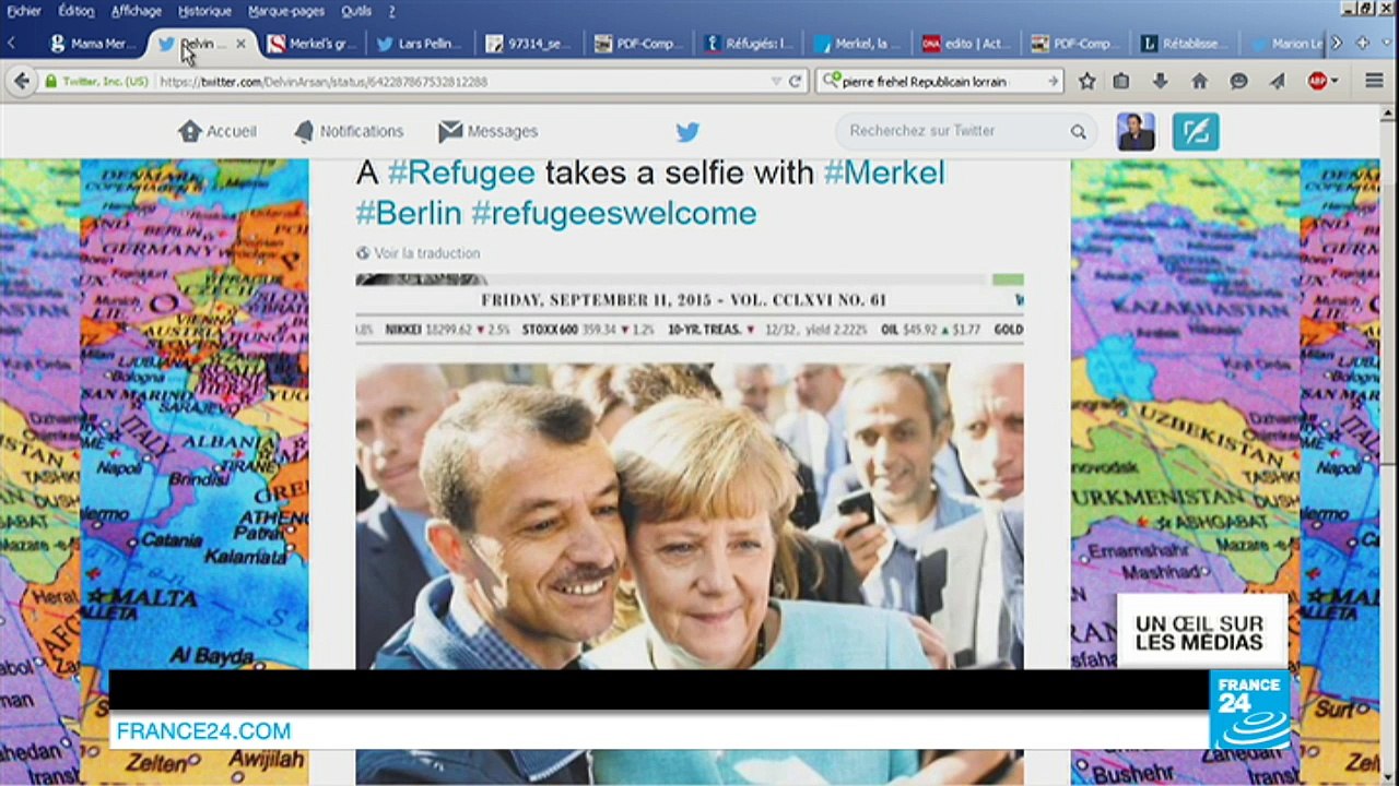 "Mama Merkel" devient "Merkel garde-frontières"