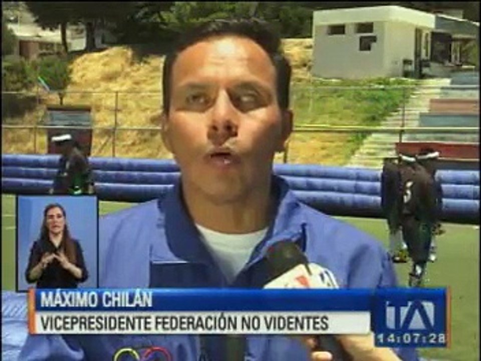 Se organizó campeonato nacional de fútbol para no videntes