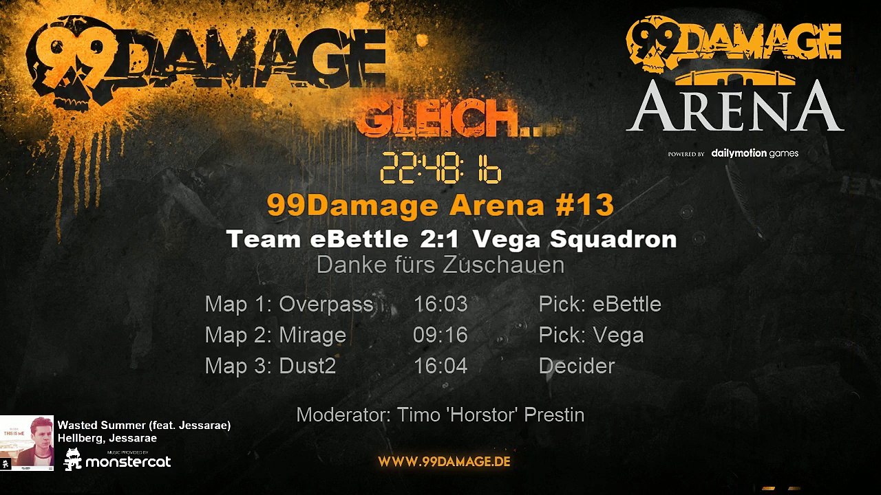 99DAMAGE Arena #14 mit Horstor - German Stream (REPLAY) (2015-09-14 22:45:31 - 2015-09-14 22:59:26)