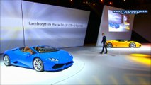PREMIERE 186.450€ Lamborghini Huracán LP610-4 Spyder 2017 4x4 5.2 V10 610 cv 57,1 mkgf 324 kmh 0-100 kmh 3,4 s @ 60 FPS