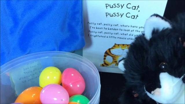 Pussy Cat, Pussy Cat | Hey Diddle Diddle | Nursery Rhymes | Surprise eggs toys | Kinderreim chansons pour enfants mother goose comptines anglais