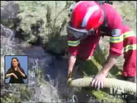 40 hectáreas resultaron afectadas por incendio en el Parque Nacional Cajas