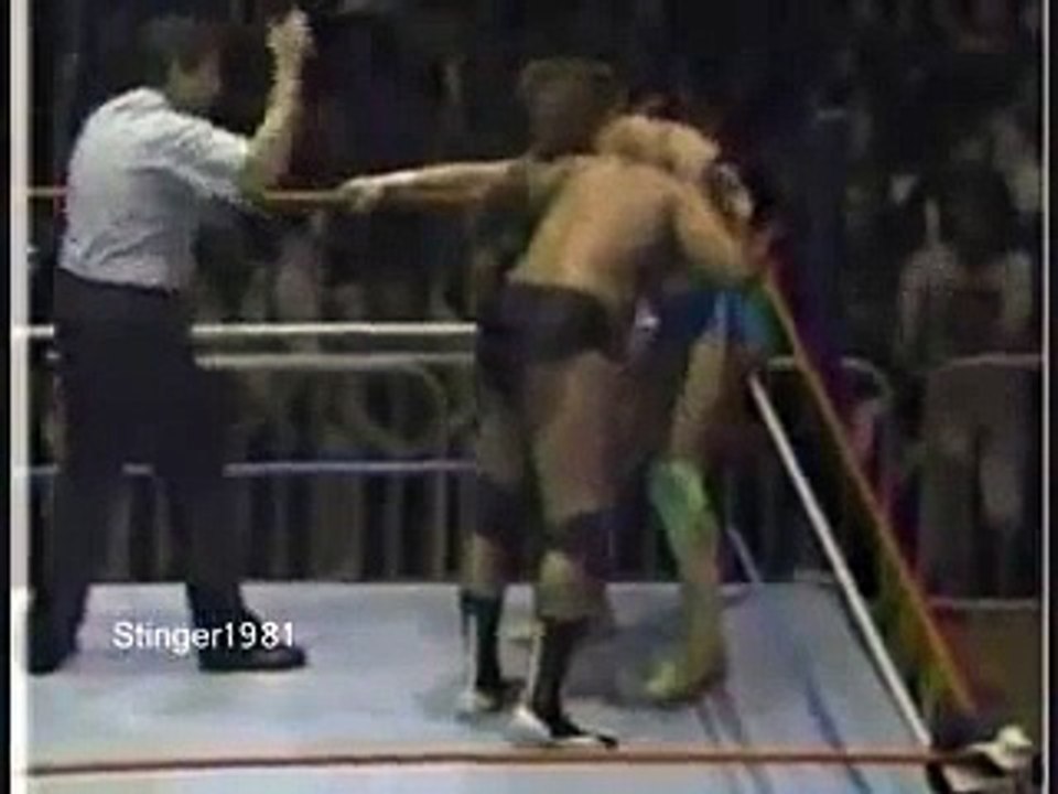 Randy Savage vs Bad News Brown WWF Title November 15 1988