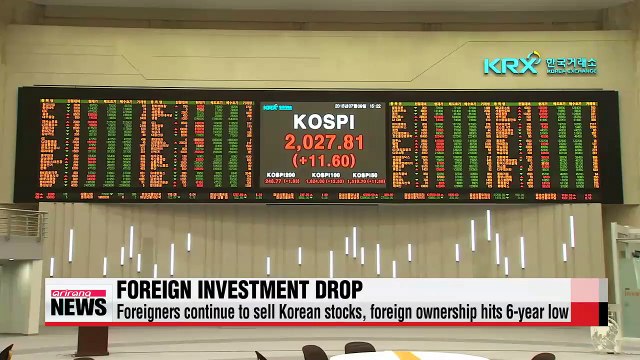 Foreign investors continue to sell Korean stocks in August