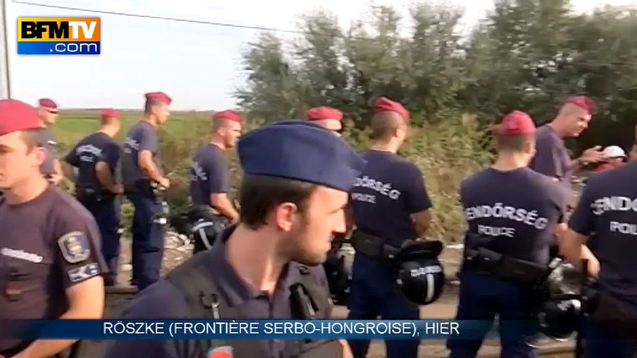 La Hongrie ferme sa frontière, le désespoir des réfugiés