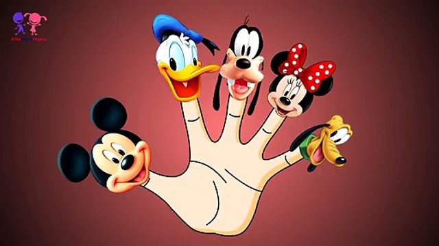 Disney Cartoon Finger Family Nursery Rhymes Children Nursery Rhymes Songs Daddy Finger Song