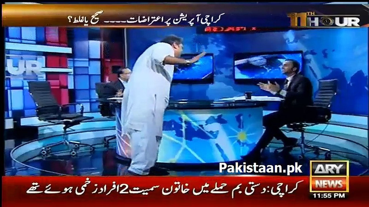 Fight Between Ali Zaidi And Salman Baloch MQM