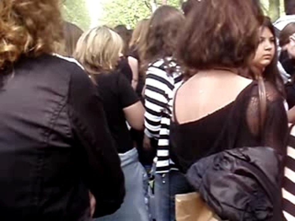 File d'attente du concert de Tokio hotel