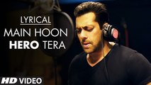 'Main Hoon Hero Tera (Remix)' VIDEO Song - Salman Khan  Hero