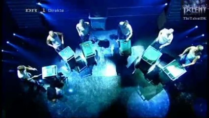 Copenhagen Drummers - Trash The Beat - DK Talent 2010 Live