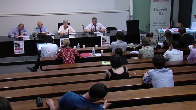 IFR_QsQ#5_ l’expérience de juges constitutionnels , table ronde sous la présidence de Dominique Schnapper, ancien membre du Conseil constitutionnel, avec MM. Nicolo Zanon, Peter M. Huber et Lech Garlicki