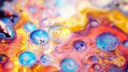 This mixture of ink, soap, and oil is out of this world... - must watch
