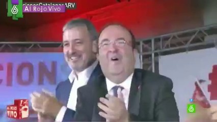El baile desenfrenado de Miquel Iceta en el arranque de la campaña electoral en Cataluña