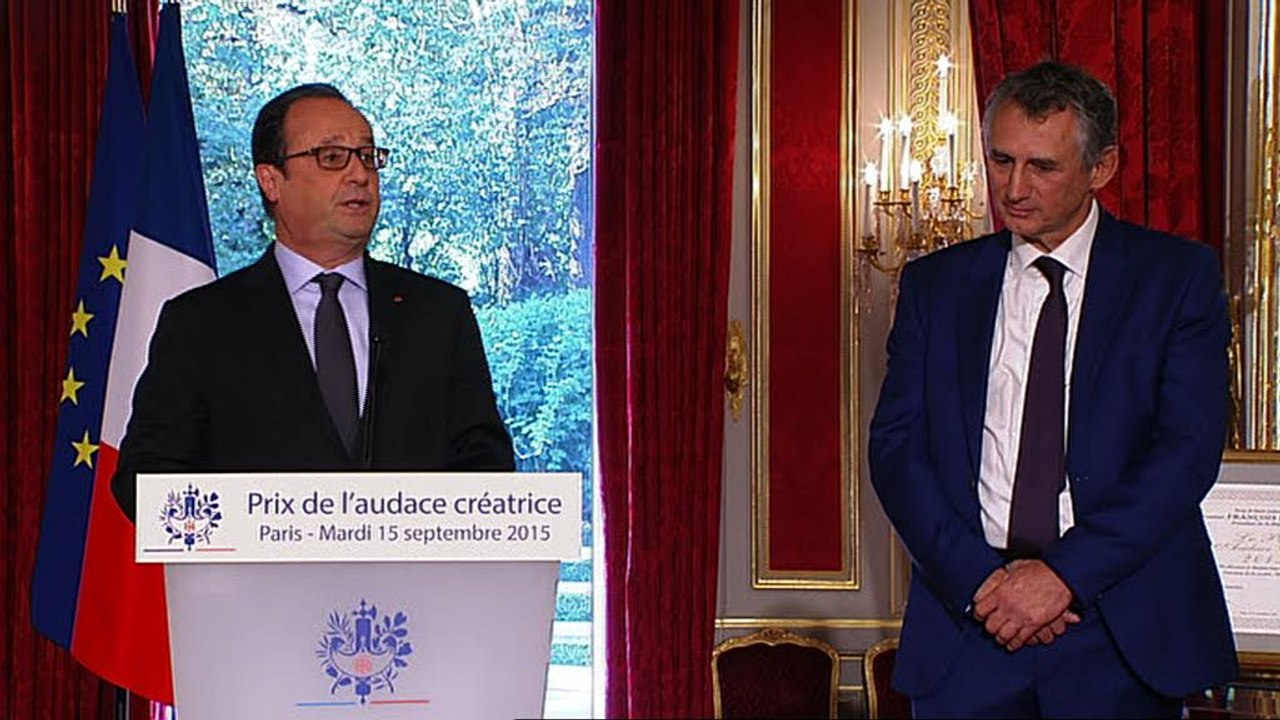 Discours lors de la cérémonie de remise du prix de l’Audace créatrice