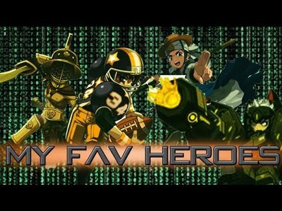 My Favorites Heroes : Hong Gil Dong, Heavy Crasher, Running Back & Spartacus