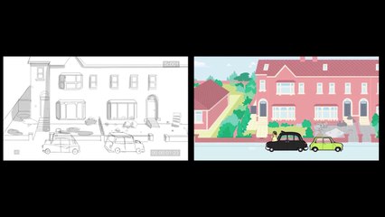 Mr. Bean - From Original Drawings to Animation_ "Fish Sitting"