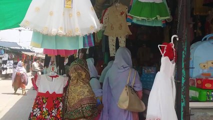 Eid shoping from weekly bazar