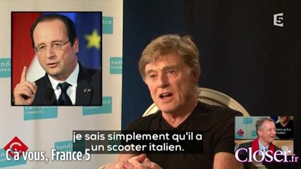 C à vous : Robert Redford se moque de François Hollande, vendredi 11 septembre