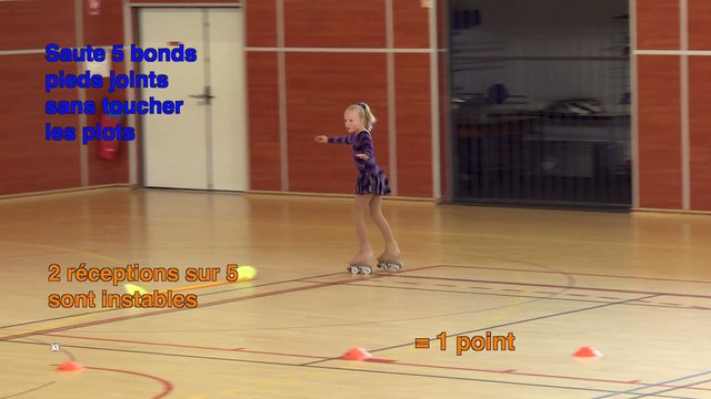 ARTISTIQUE - EFPA - ROULETTE D'OR - EN PATINS - PATINEUR CORRIGE