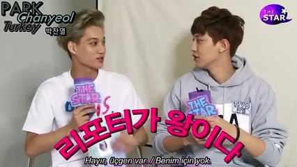 [Türkçe Alt Yazılı] 130830 The Star - Chanyeol & MC Kai (Part2)