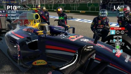 F1 2014 - Albert Park Aus, Infinity Red Bull Racing, race