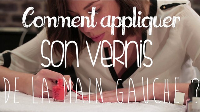 Comment se mettre du vernis de la main gauche ?