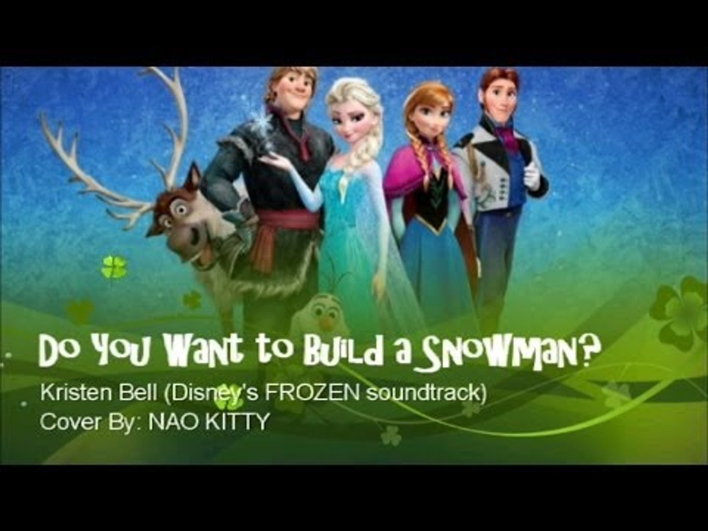 Do You Want To Build a Snowman? - Frozen Cover Little Anna In Real Life 