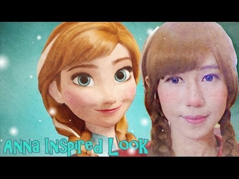 Anna Inspired Makeup Tutorial (from Disney Frozen by NaoKitty)